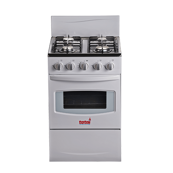 Totai - 4 burner gas Stove + gas Oven (50cm) - White